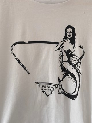 Camiseta Prada Blanca Talla S