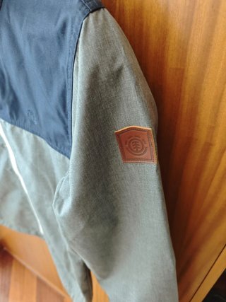 Cazadora Element Alxer light 2 azul y gris