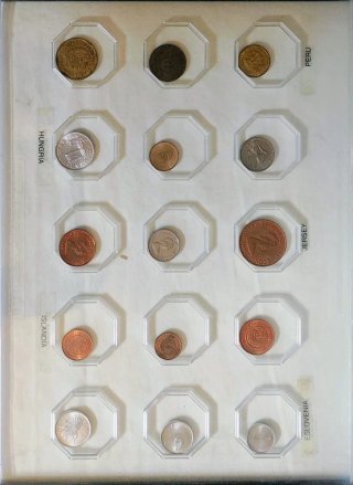 Lote de 755 monedas del mundo, varios años