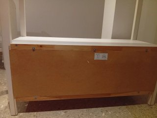 Armario abierto Ikea Hemnes blanco