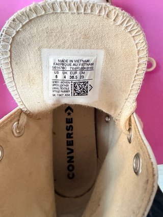 Converse Cuero Blancas Talla [Talla]36,5