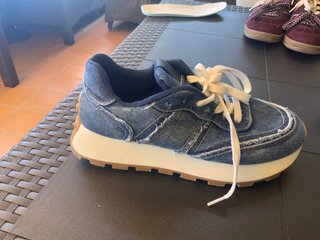Zapatillas de mezclilla para mujer