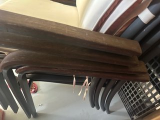 Sillas de exterior aluminio y madera de teca