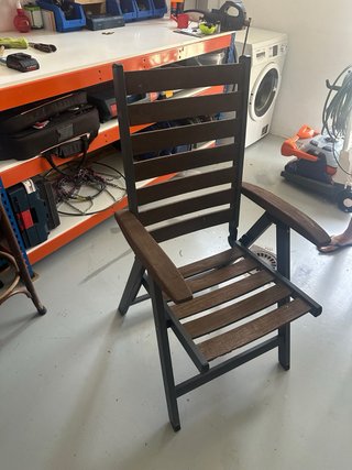 Sillas de exterior aluminio y madera de teca