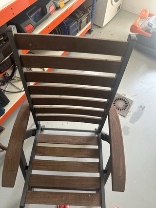 Sillas de exterior aluminio y madera de teca