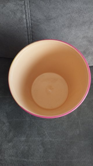 Maceta cerámica 16cm rayas