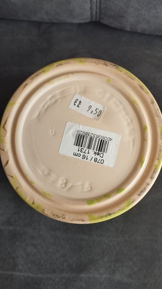 Maceta cerámica 16cm rayas