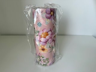 Caja de pañuelos floral