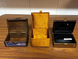 3 Joyeros Cajas Decorativas