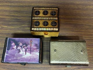 3 Joyeros Cajas Decorativas