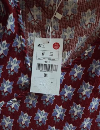 Vestido estampado Lefties Talla M