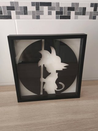 Cuadro Goku Dragon Ball LED