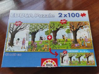 Pack 2 Juegos de mesa: Blancanieves y puzzles.