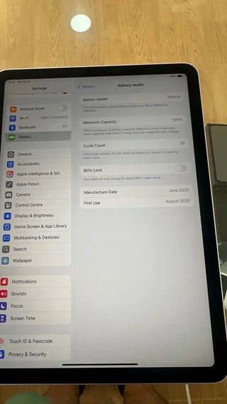 iPad Air 11 256GB Morado M3 Batería 100%