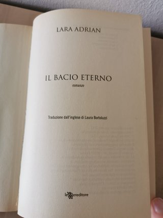 Il bacio eterno romanzo