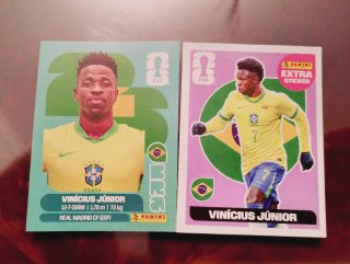 Cromos Panini Mundial Vinícius Júnior