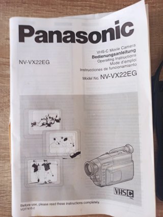 Videocámara Panasonic NV-VX22EG maletín accesorios