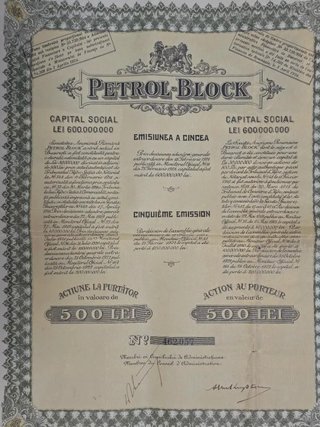 Lote Acciones Petrol-Block, Steaua Romana.