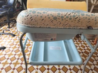 Cambiador de bebé bañera