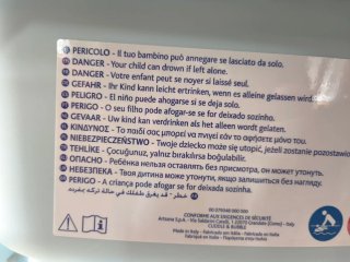 Cambiador de bebé bañera