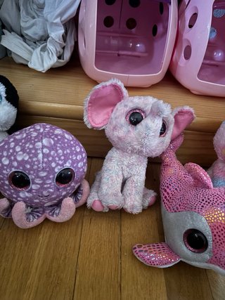 Lote Peluches TY Ojo Brillante