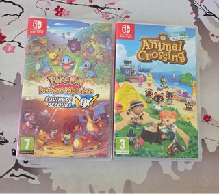 Pokémon Mundo Misterioso y Animal Crossing switch