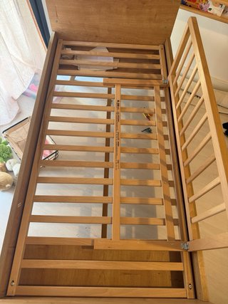 Cuna convertible madera roble Petite Amelie