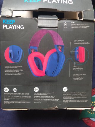 Logitech G435 Auriculares Inalámbricos Rosa y Azul