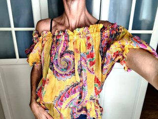 Blusa Multicolor Estampada Talla Única