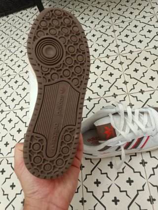 Zapatillas Adidas Forum Mujer Marrón y Blanco