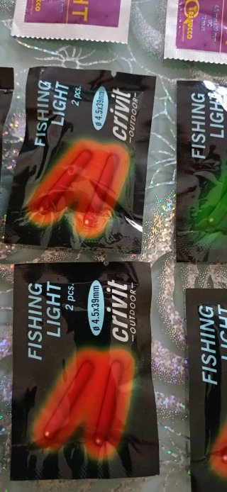 20 Bustine Betalight Crivit Pesca 4,5x39 mm