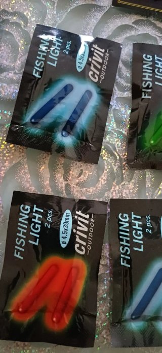 20 Bustine Betalight Crivit Pesca 4,5x39 mm