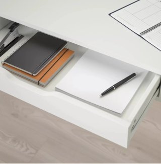 Cajonera de escritorio blanca