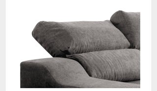 Sofá Chaise Longue Gris 265cm