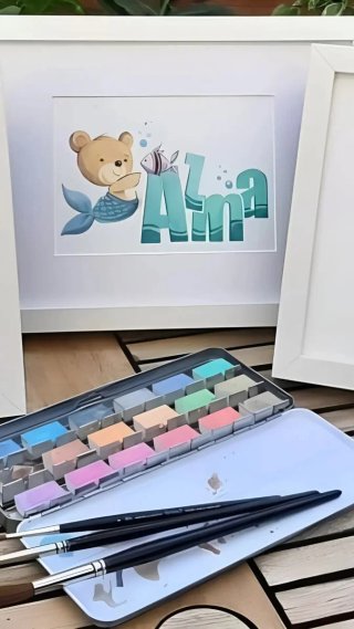Cuadro personalizado nombre Matias