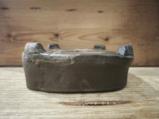 Maceta Bonsái Arcilla Negra Ovalada