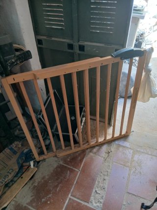 Barandilla de madera para escaleras
