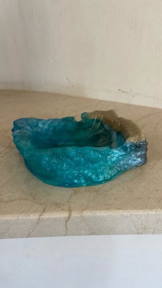 Onda de resina 17x12 cm