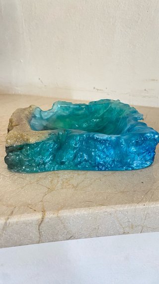 Onda de resina 17x12 cm