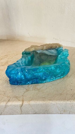 Onda de resina 17x12 cm