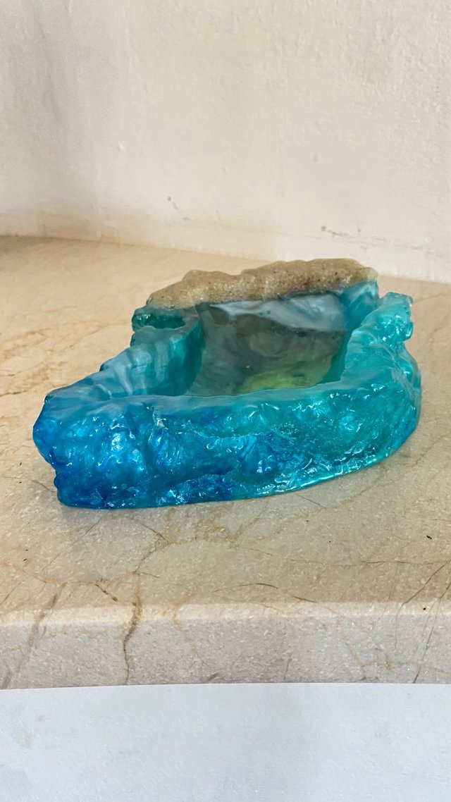 Onda de resina 17x12 cm