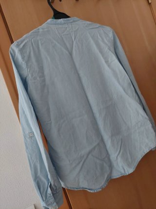 Camisa Mujer Massimo Dutti azul talla M