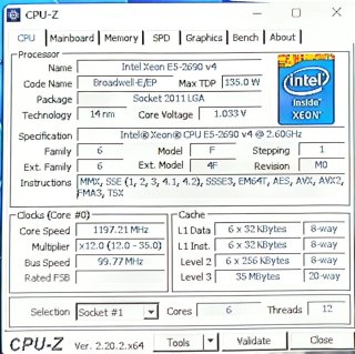 Procesador Intel Xeon E5-2690 v4 2.60GHz 135w