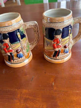 Duo Tazas Cerveza Londres Cerámica