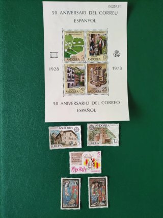 Sellos Andorra española 1978