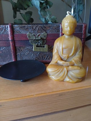 Vela Buda con Plato Metálico