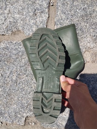 Botas de agua verdes