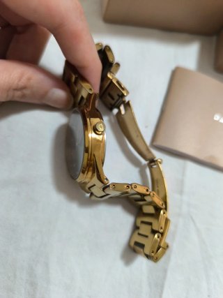 Reloj Parfois Dorado Acero Inoxidable