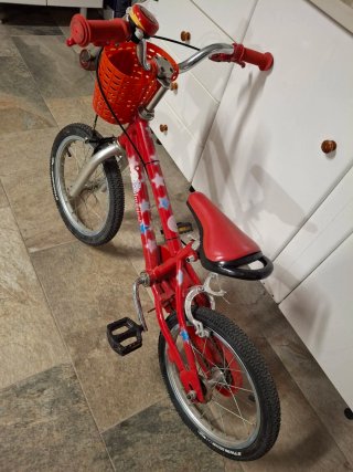 Bicicleta Infantil 16 Roja
