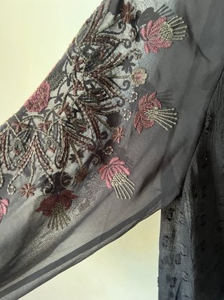 Blusa Desigual bordada talla XL